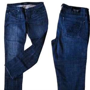 Rock & Republic Rhinestone Crown Pocket Jeans